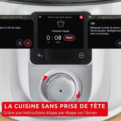 Moulinex Cookeo Infinity, Air fryer + multicuiseur sous pression, Sans pale de mélange, 16 programmes