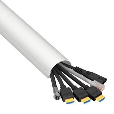 D-Line moulure blanche 22 mm x 22 mm - Passe câble - Garantie 3 ans LDLC
