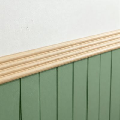 Moulure décorative pin 4,5 x 35 mm L.2,4 m