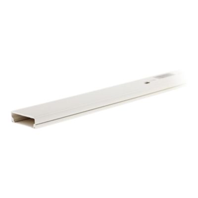 Moulure électrique blanc PVC pour passage de câbles et fils en saillie 30 x 10 mm
