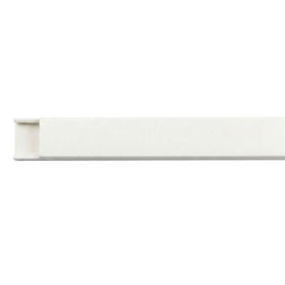 Moulure électrique blanc PVC pour passage de câbles et fils en saillie 30 x 10 mm