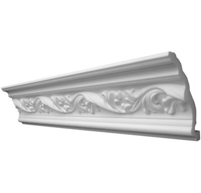 Moulure polystyrène Greta 1 x 2 m blanc