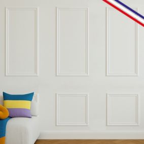 Moulures pour Kit Mural prêt à peindre APOLLINE A en Pin Massif des Landes 100% PEFC - 99DECO - Largeur 3 mètres