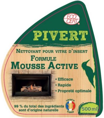 Mousse active Pivert pour vitre d'insert 500 ml