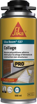 Mousse expansive Sikaboom 537 Collage Sika
