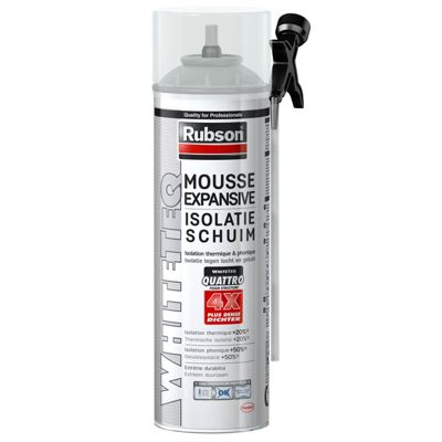 Mousse PU expansive 500ml RUBSON WhiteTEQ