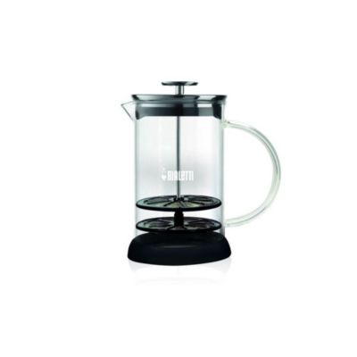 Mousseur à lait Bialetti Cappuccinatore Glass 330 ml verre avec couvercle inox