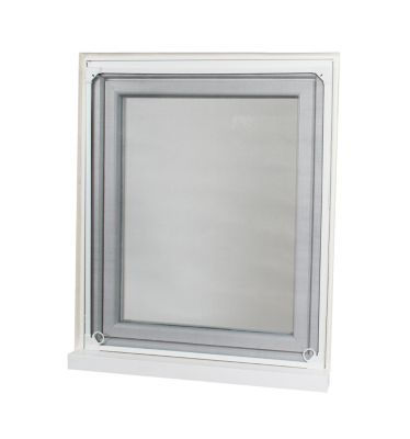 Moustiquaire cadre aimanté sans perçage - L130 x H160cm - Blanc