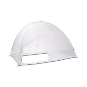 Moustiquaire dôme "popup" pour lit 200 x 180 Blanc TERRE JARDIN