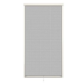 Moustiquaire de fenêtre enroulable en alu marron Kocoon 100 x h.170 cm