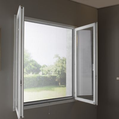 Moustiquaire de fenêtre en alu blanc Protek 125 x h.170 cm