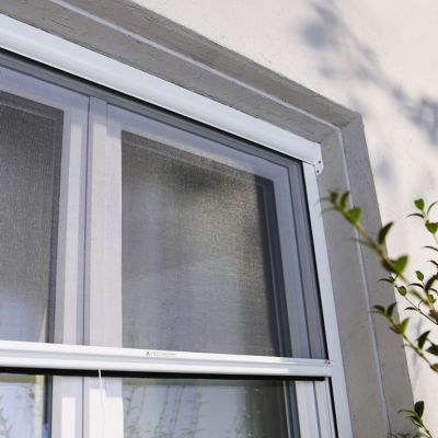 Moustiquaire de fenêtre en alu blanc Protek 125 x h.170 cm
