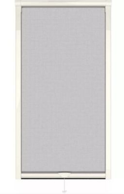 Moustiquaire de fenêtre enroulable en aluminium blanc Kocoon L.125 x h.150 cm