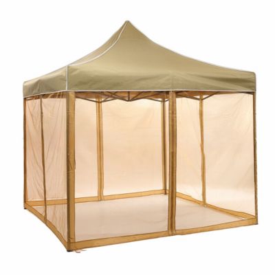 Moustiquaire de jardin pour gazébo noire, 360x300cm, imperméable, universel, remplacement, auvent
