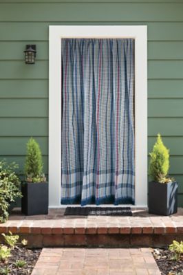 Moustiquaire de porte en coton couleurs 140 x 225 cm
