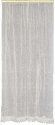 Moustiquaire de porte en coton écru 140 x 225 cm