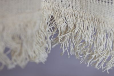Moustiquaire de porte en coton écru 140 x 225 cm