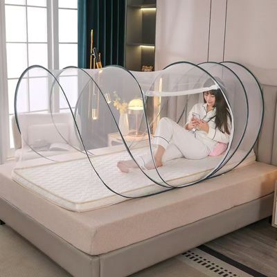 Moustiquaire de tente, moustiquaire de voyage anti-moustique, moustiquaire réglable et pliable, type fermeture éclair, 190X90cm