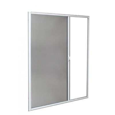 Moustiquaire Enroulable Latérale Alu H220 cm x L130 cm Blanc
