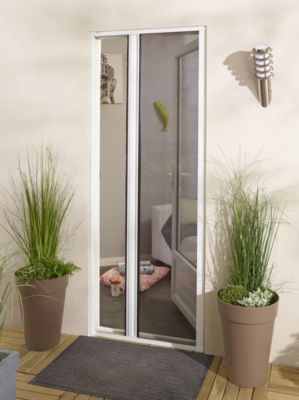 Moustiquaire Enroulable Aluminium Blanc Pour Fenêtre H160 X L160 Cm Recoupable 377510