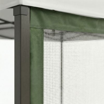 Moustiquaire latérale Frankystar pour tonnelle 300x200 cm vert