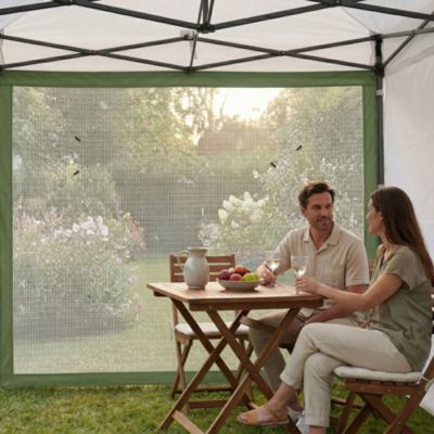 Moustiquaire latérale Frankystar pour tonnelle 300x200 cm vert