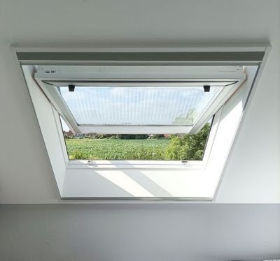 Moustiquaire pour Fenêtre de Toit - L.140 x H.170cm Recoupable - Store Plissé