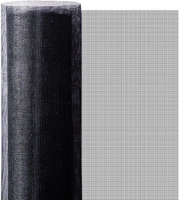 Moustiquaire Pour fenêtre et porte Ultra résistant Noir Largeur 0,8 m Longueur 15 mètres - Floordirekt