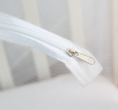 Moustiquaire pour Lit Bébé avec Fermeture Zippée - L.120 x H.60cm