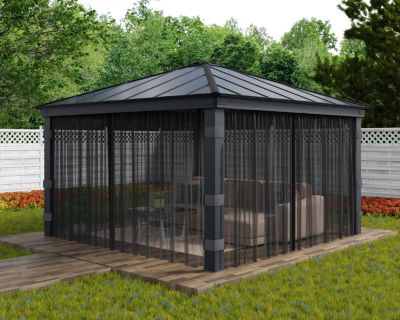 Moustiquaire pour pergola Dallas Canopia l.4,35 x h.2,12 m