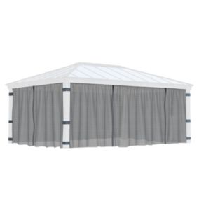 Moustiquaire pour pergola Dallas Canopia l.5,33 x h.2,12 m