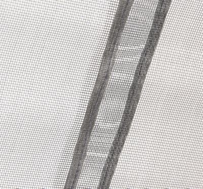 Moustiquaire Rideau de Porte Passages Intensifs - L.130 x H.230cm - Gris