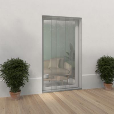 Moustiquaire rideau pour porte fenêtre en kit recoupable 230 x 130 cm - Mousti-Kit