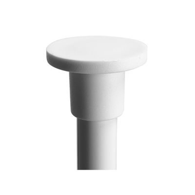 MSV Etagère de douche d'angle autoportée 125245cm Blanc telescopique  Sans perçage  4 tablettes