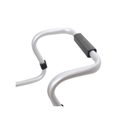 MSV Grand siège de baignoire extensible 5070cm Gris  Max 120kg