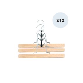 MSV Lot de 12 Cintres Pour Pantalons