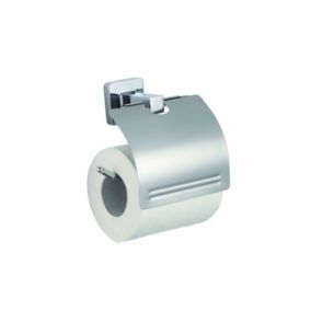 MSV Porte Rouleau Papier Wc Mural ZINC LUCCA Gris