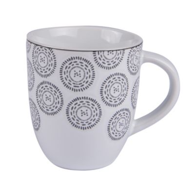 Mug Chloe 30 cl anthracite (lot de 2)