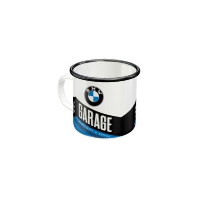Mug publicitaire en métal émaillé 360 ml BMW  Garage