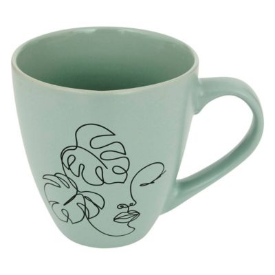Mug Visage L14,7xp10,8xH11,8cm - Atmosphera Créateur d'intérieur