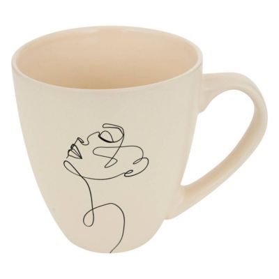 Mug Visage L14,7xp10,8xH11,8cm - Atmosphera Créateur d'intérieur