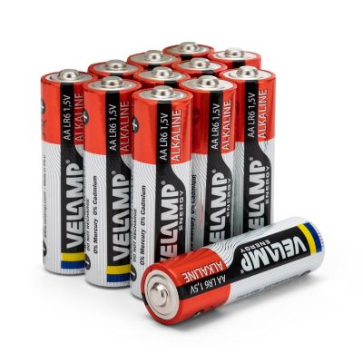 Mulitpack de 12 piles alcalines stilo LR6 AA, 1,5V, longue durée