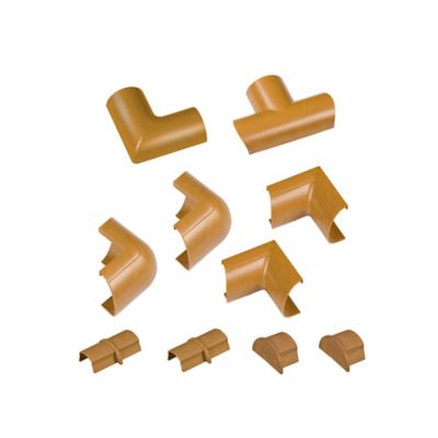 Multi-Pack d'accessoires pour goulotte D-Line effet chêne 30x15mm