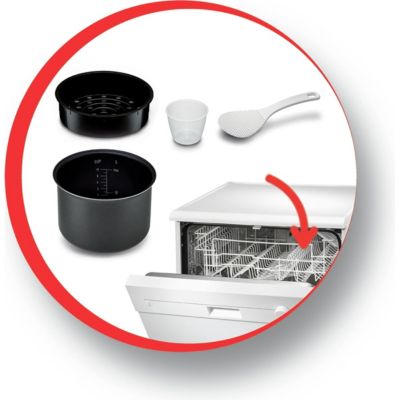 Multicuiseur 25en1 5l 750w blanc Moulinex MK708E10