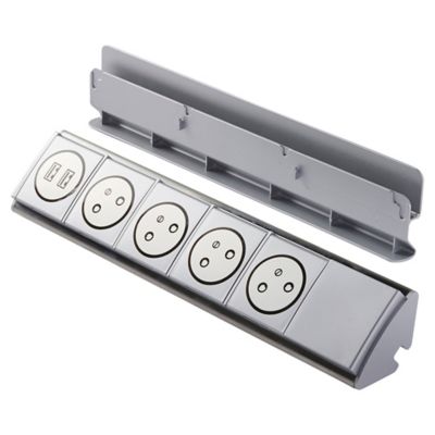 Multiprise 4 x T13 avec USB Acheter - Matériel électrique - LANDI