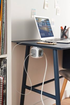 Multiprise 4 prises Diall CUBE & USB 3m