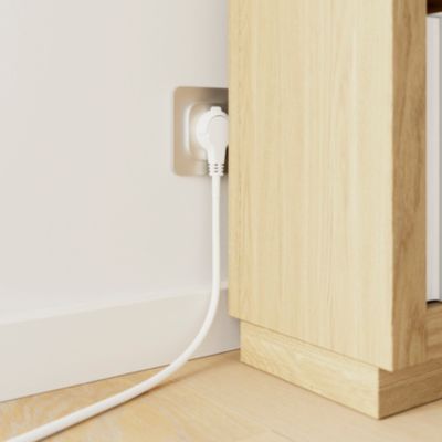 Multiprise 6 prises + 2 USB Jacobsen 1.5 m blanche
