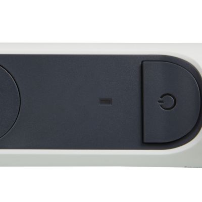 Multiprise avec interrupteur 4 prises avec disjoncteur Legrand blanc et gris 1.5 m