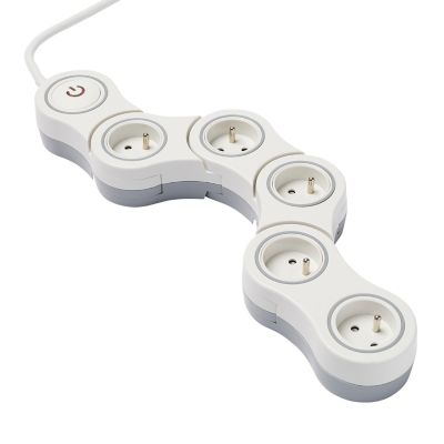 Multiprise avec interrupteur 5 prises Diall modulable 2m
