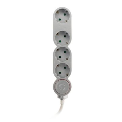 Multiprise Schuko 4x16A gris Zenitech